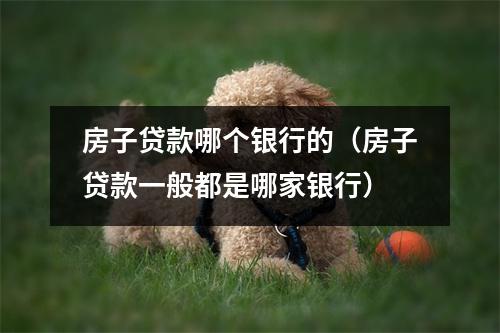房子贷款哪个银行的（房子贷款一般都是哪家银行）