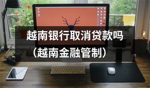 越南银行取消贷款吗（越南金融管制）