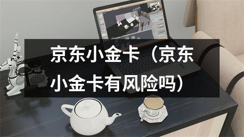 京东小金卡（京东小金卡有风险吗）