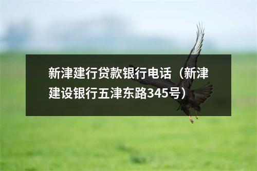 新津建行贷款银行电话（新津建设银行五津东路345号）