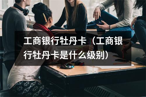 工商银行牡丹卡（工商银行牡丹卡是什么级别）
