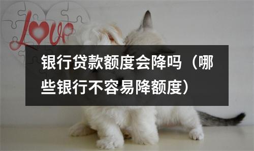银行贷款额度会降吗（哪些银行不容易降额度）