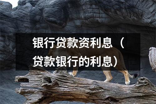银行贷款资利息（贷款银行的利息）
