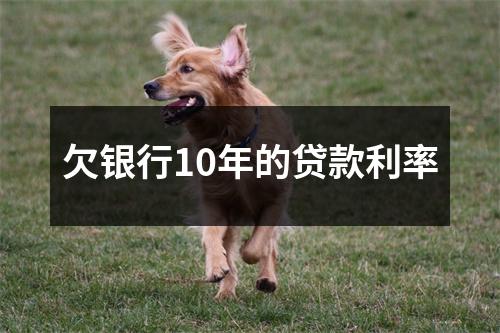欠银行10年的贷款利率