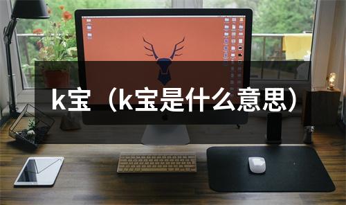 k宝（k宝是什么意思）