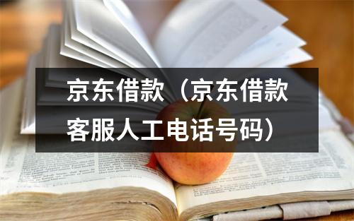 京东借款（京东借款客服人工电话号码）