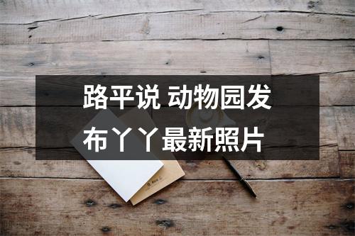 路平说 动物园发布丫丫最新照片