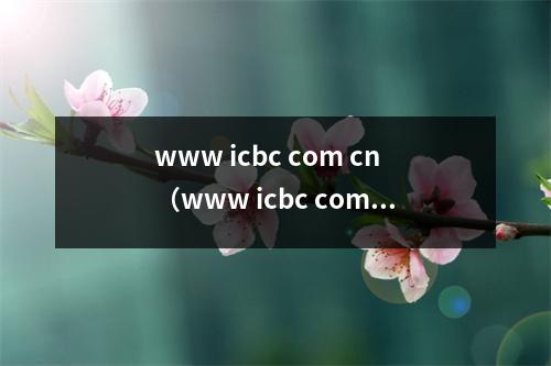 www icbc com cn（www icbc com cn怎么样）
