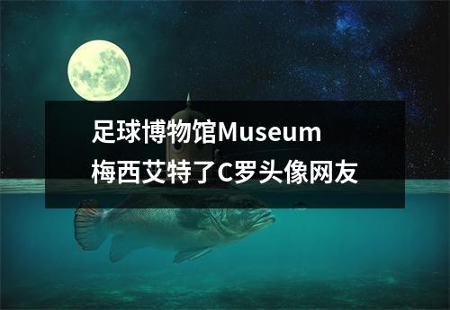 足球博物馆Museum 梅西艾特了C罗头像网友