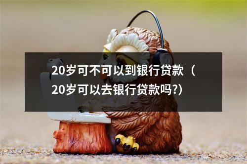 20岁可不可以到银行贷款（20岁可以去银行贷款吗?）