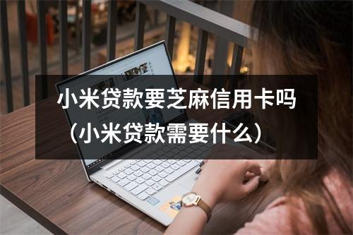 小米贷款要芝麻信用卡吗（小米贷款需要什么）