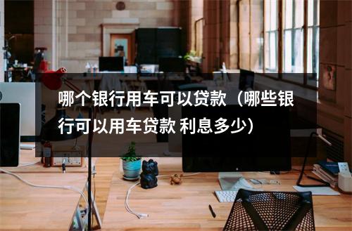 哪个银行用车可以贷款（哪些银行可以用车贷款 利息多少）