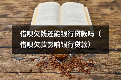 借呗欠钱还能银行贷款吗（借呗欠款影响银行贷款）