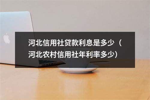 河北信用社贷款利息是多少（河北农村信用社年利率多少）