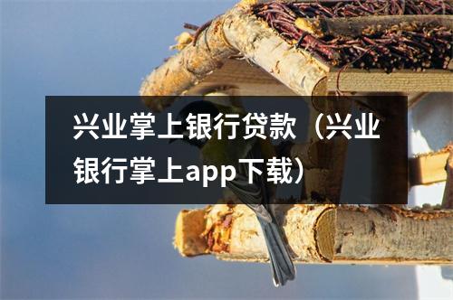 兴业掌上银行贷款（兴业银行掌上app下载）