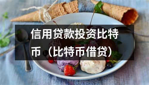 信用贷款投资比特币（比特币借贷）
