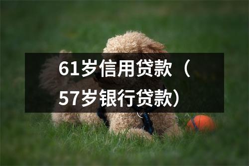 61岁信用贷款（57岁银行贷款）