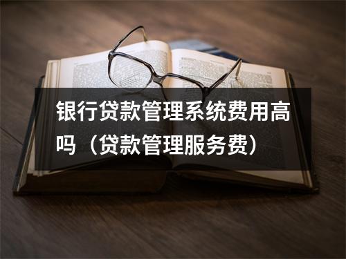 银行贷款管理系统费用高吗（贷款管理服务费）