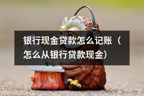 银行现金贷款怎么记账（怎么从银行贷款现金）