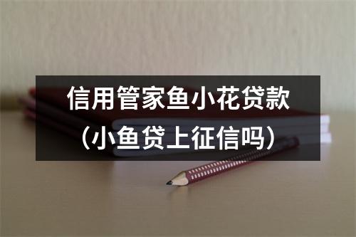信用管家鱼小花贷款（小鱼贷上征信吗）