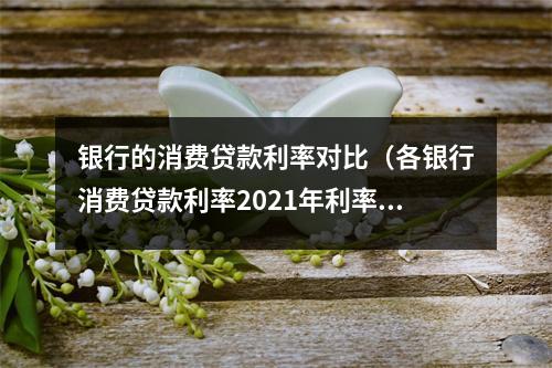 银行的消费贷款利率对比（各银行消费贷款利率2021年利率表）