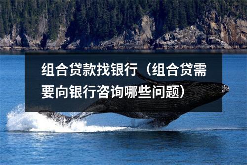 组合贷款找银行（组合贷需要向银行咨询哪些问题）