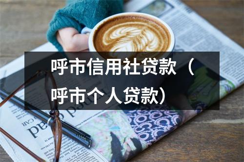 呼市信用社贷款（呼市个人贷款）