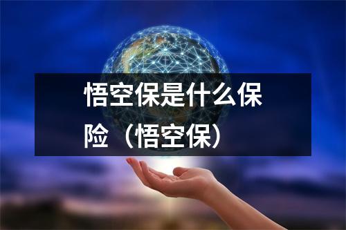 悟空保是什么保险（悟空保）