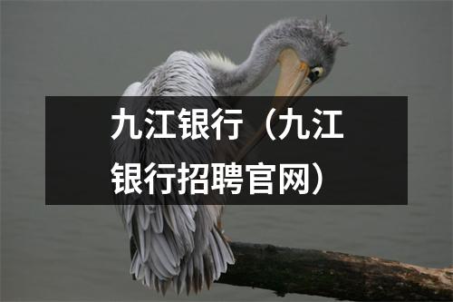 九江银行（九江银行招聘官网）