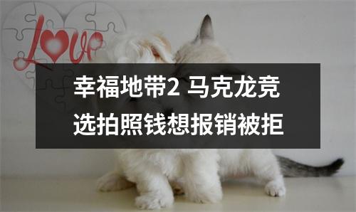 幸福地带2 马克龙竞选拍照钱想报销被拒