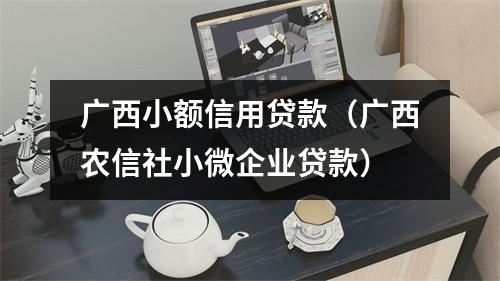 广西小额信用贷款（广西农信社小微企业贷款）