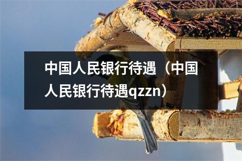 中国人民银行待遇（中国人民银行待遇qzzn）