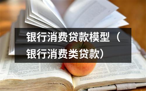 银行消费贷款模型（银行消费类贷款）