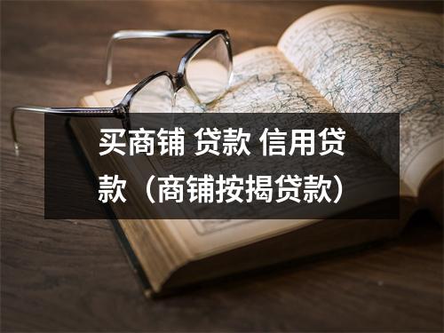 买商铺 贷款 信用贷款（商铺按揭贷款）