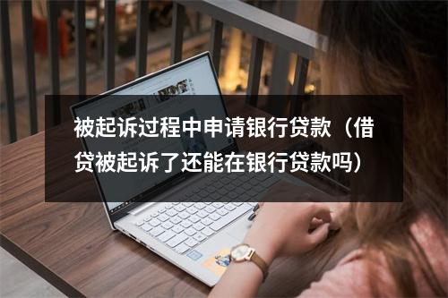 被起诉过程中申请银行贷款（借贷被起诉了还能在银行贷款吗）