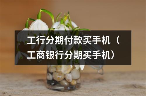 工行分期付款买手机（工商银行分期买手机）
