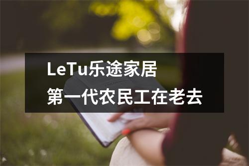 LeTu乐途家居 第一代农民工在老去