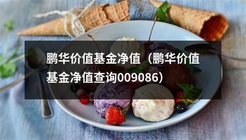 鹏华价值基金净值（鹏华价值基金净值查询009086）
