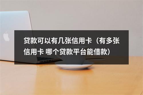 贷款可以有几张信用卡（有多张信用卡 哪个贷款平台能借款）