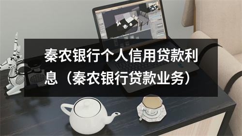 秦农银行个人信用贷款利息（秦农银行贷款业务）