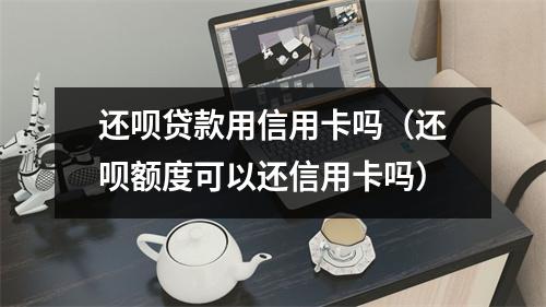 还呗贷款用信用卡吗（还呗额度可以还信用卡吗）