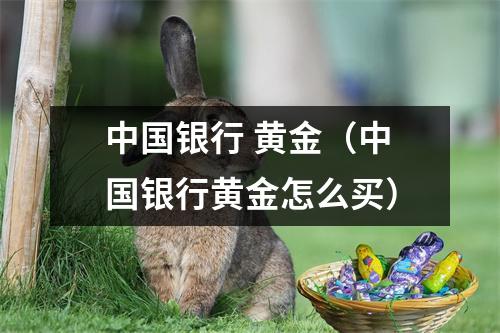 中国银行 黄金（中国银行黄金怎么买）