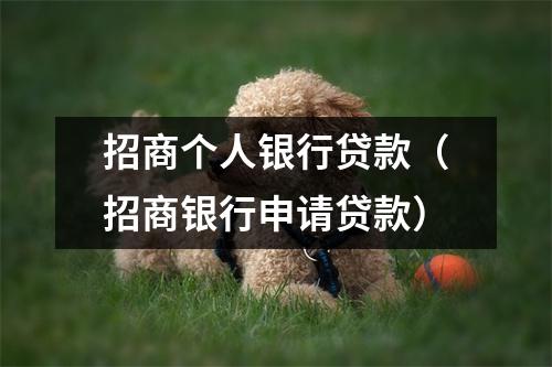 招商个人银行贷款（招商银行申请贷款）