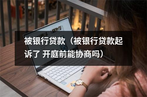 被银行贷款（被银行贷款起诉了 开庭前能协商吗）