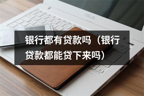 银行都有贷款吗（银行贷款都能贷下来吗）