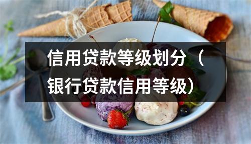 信用贷款等级划分（银行贷款信用等级）