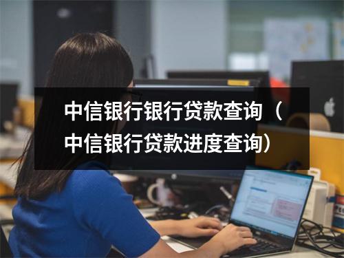 中信银行银行贷款查询（中信银行贷款进度查询）