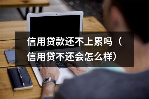 信用贷款还不上累吗（信用贷不还会怎么样）