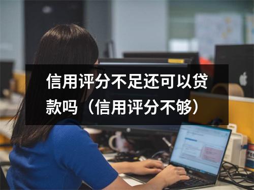 信用评分不足还可以贷款吗（信用评分不够）