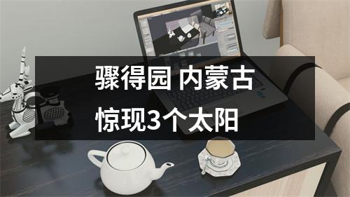 骤得园 内蒙古惊现3个太阳